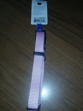Top Paw Light Pink Adjustable Nylon Dog Collar (Have 2)